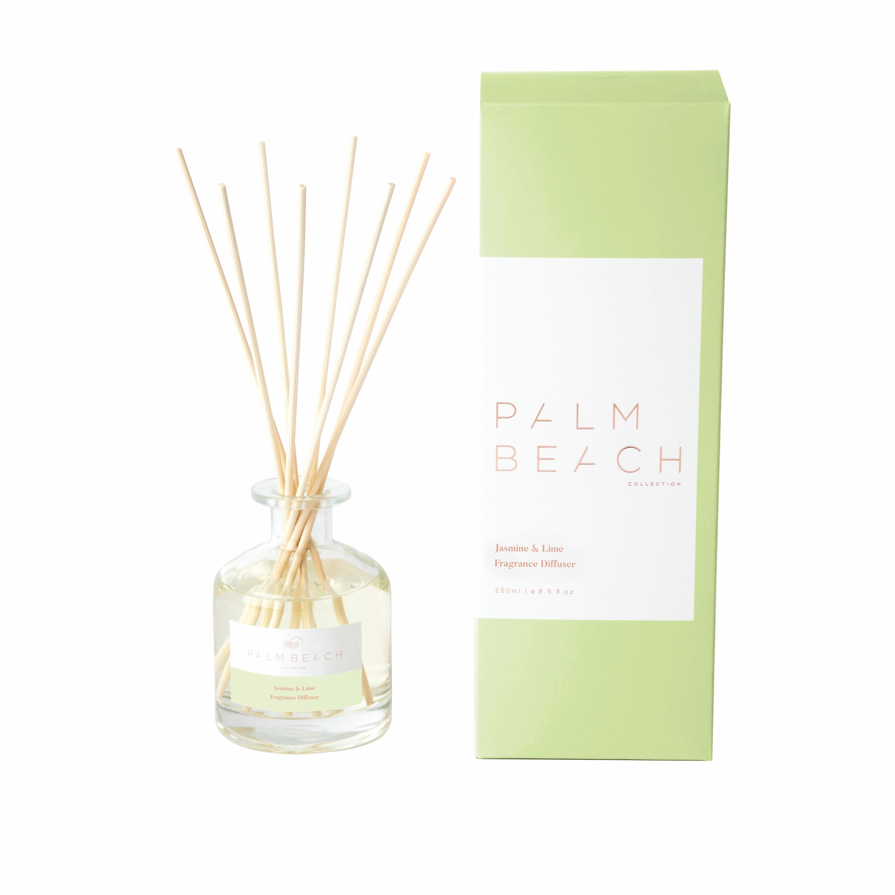 Palm Beach Fragrance Diffuser Jasmine & Lime 250ml Palm Beach Home Fragrance outlet