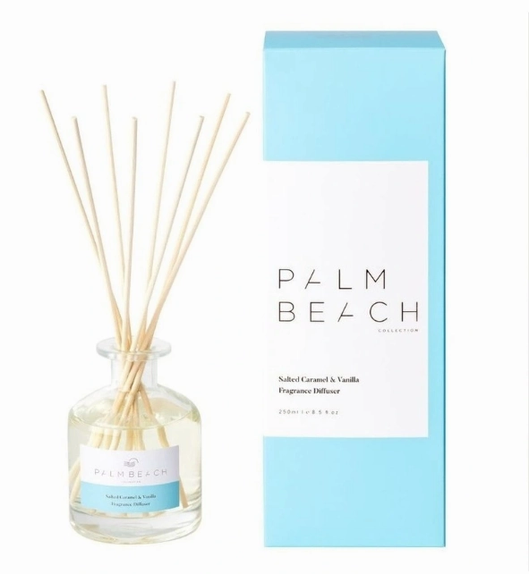Palm Beach Fragrance Diffuser Salted Caramel & Vanilla - 250ml Palm Beach Home Fragrance outlet