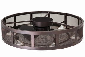 Paloma Golpe Six Light Chandel-Air Fandeliers FANS on sale now