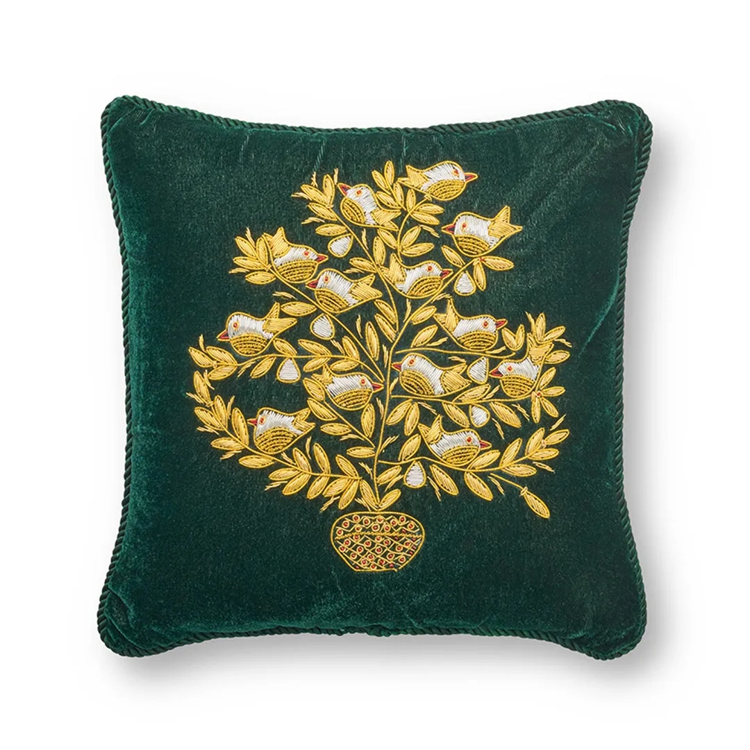 Partridge in a Pear Tree Pillow Throw Pillows Cozy Upgrade