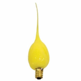 Pastel Yellow Bulb Candelabra Base 4W Decorative Accessories hot offers