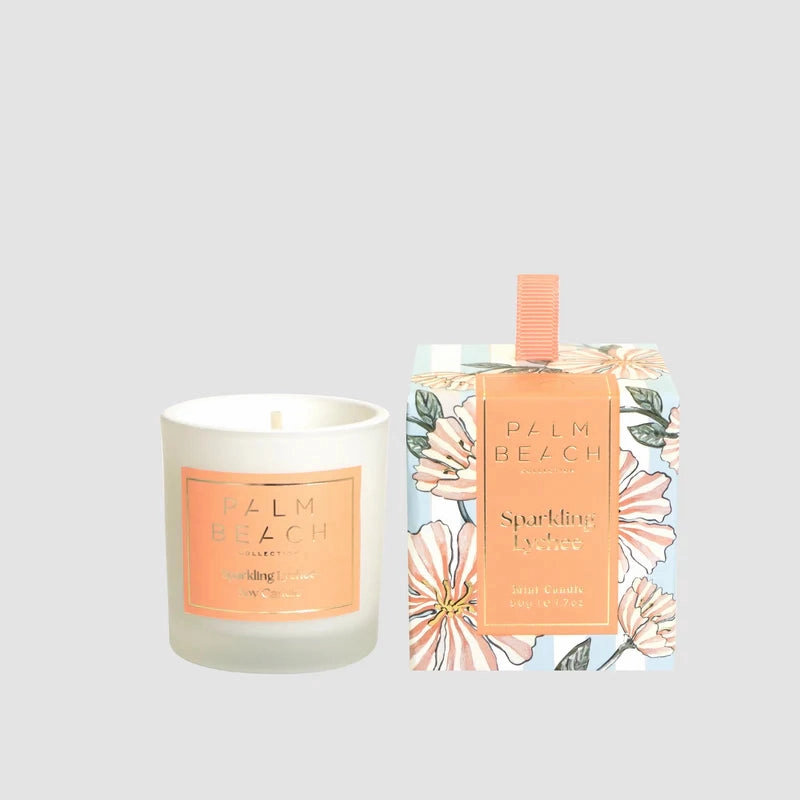 PB Extra Mini Candle 50g Sparkling Lychee Limited Edition Palm Beach Home Fragrance outlet