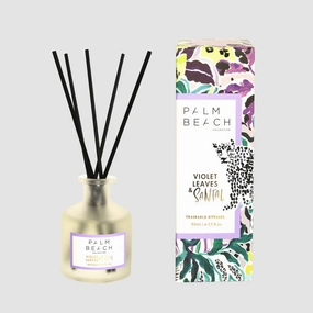 PB Mini Diffuser 50ml Violet Leaves & Sandalwood Palm Beach Home Fragrance outlet