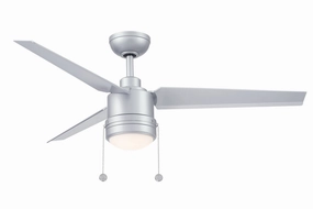 PC/DC L 52"Ceiling Fan Silver Exterior Fans FANS clearance sale