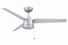 PC/DC NL 52"Ceiling Fan Silver Exterior Fans FANS clearance sale