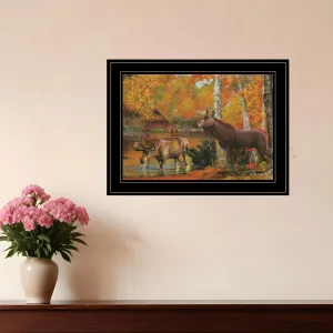 Peaceful Retreat 3 Black Framed Print Wall Art Discount Wall Decor Sets