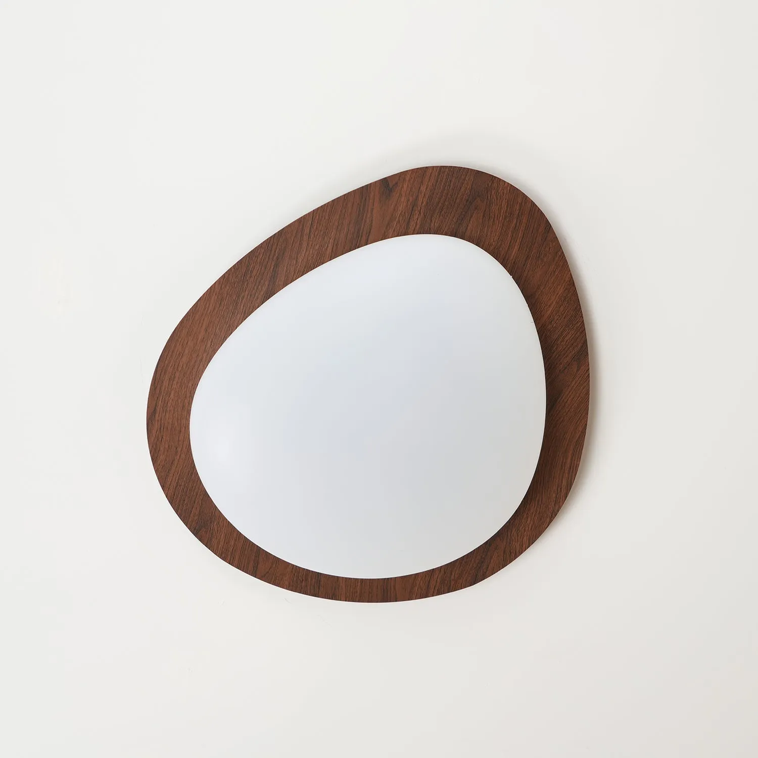 Pebble Walnut Ceiling Light