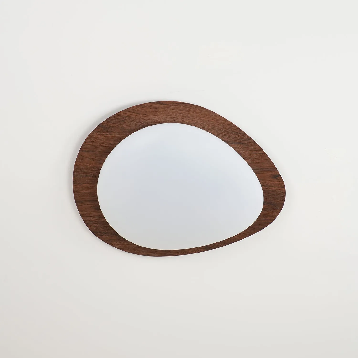 Pebble Walnut Ceiling Light
