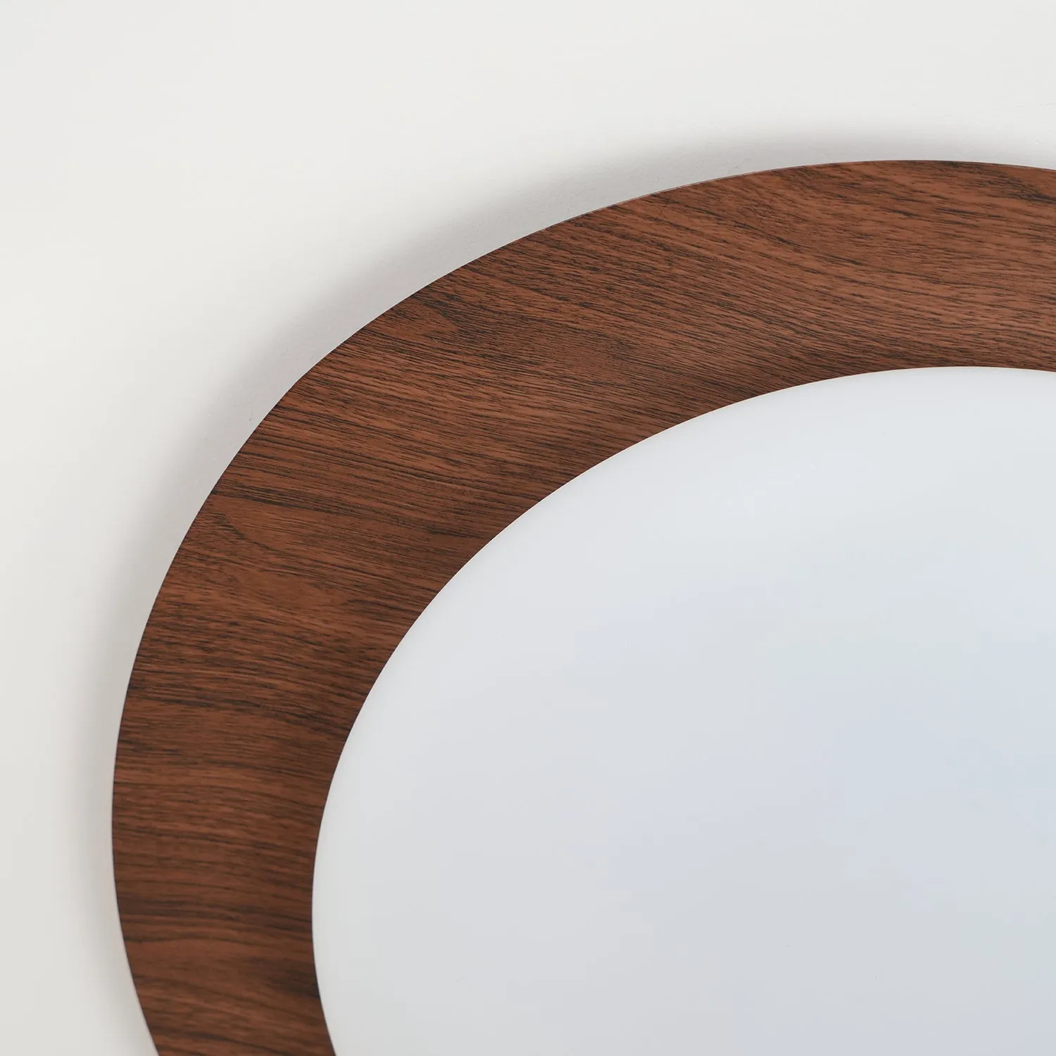Pebble Walnut Ceiling Light
