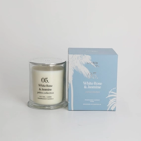 Pebble Bay 05 White Rose & Jasmine Candle 350g Neobee Home Fragrance discount