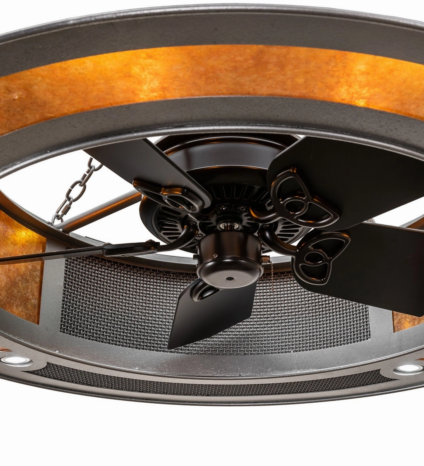 Personalized 14 Light Chandel-Air Natural Iron Fandeliers at discount prices