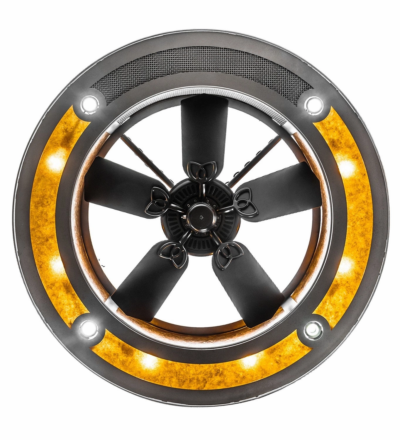 Personalized 14 Light Chandel-Air Natural Iron Fandeliers at discount prices