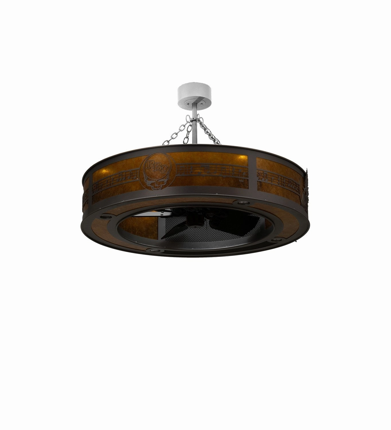 Personalized 14 Light Chandel-Air Natural Iron Fandeliers at discount prices