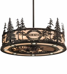 Personalized 24 Light Chandel-Air Fandeliers FANS on sale now
