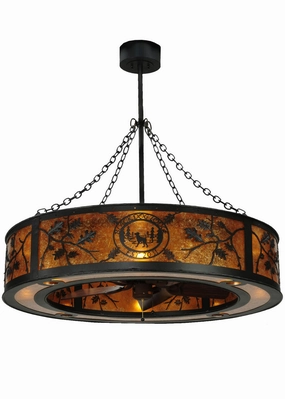 Personalized Eight Light Chandel-Air Fandeliers FANS on sale now