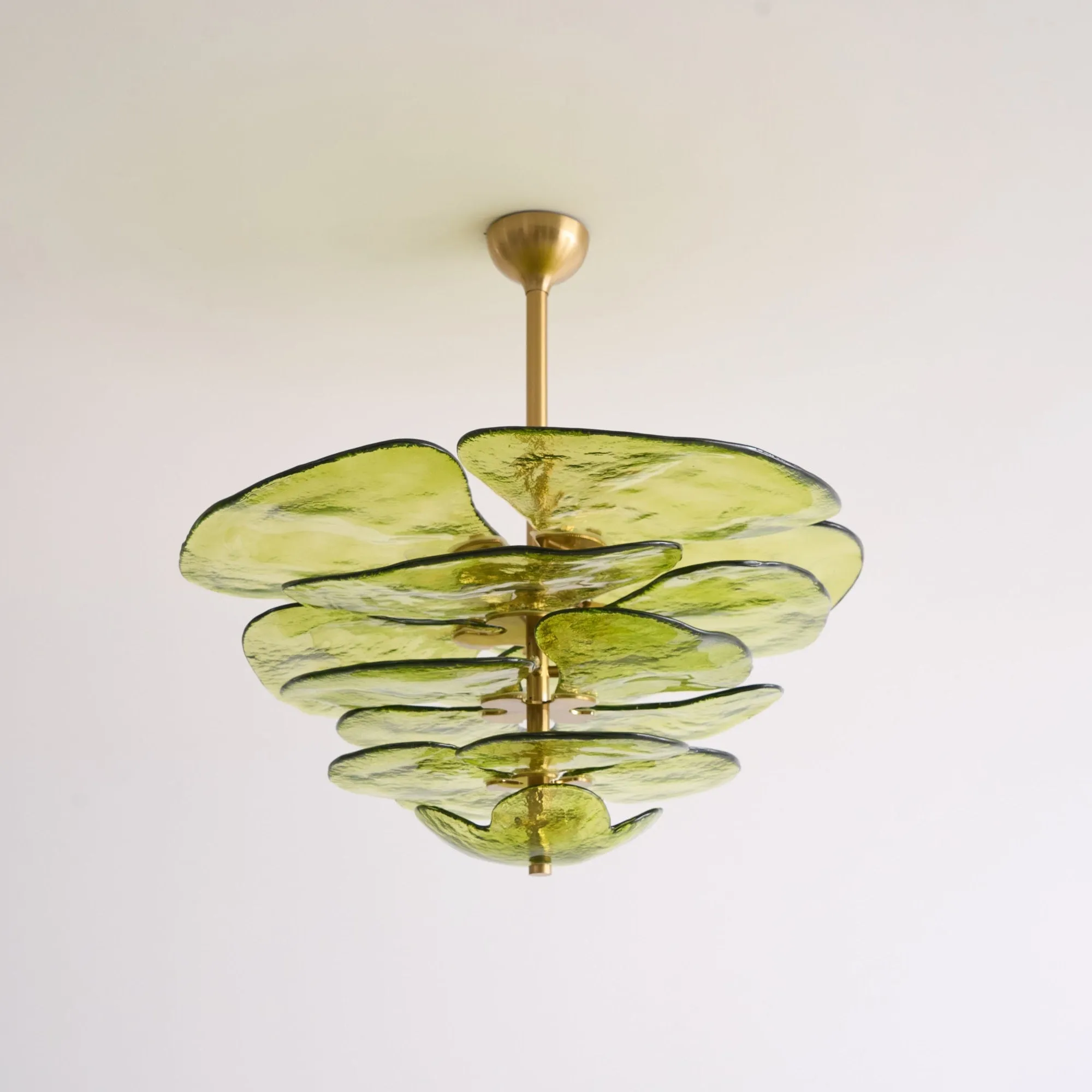 Petals Gold Murano Chandelier