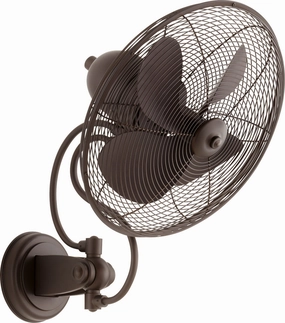 Piazza Patio Fan Oiled Bronze Wall Fans Cooling Combo