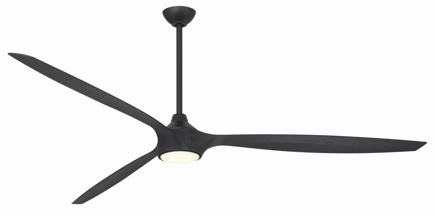 Pierce 84"Ceiling Fan Coal W/Shou Sugi Ban Large Fans FANS best price