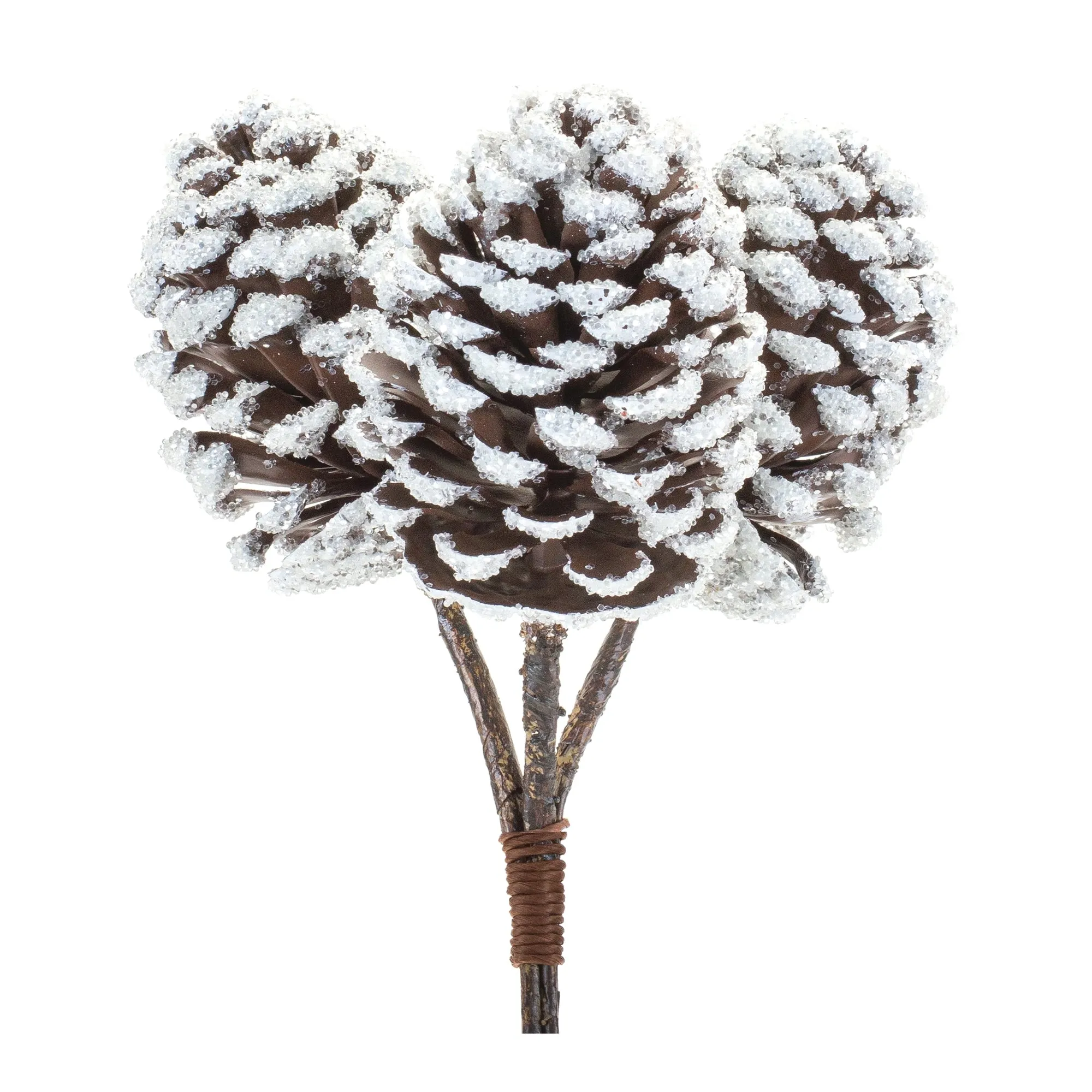 Pine Cone Bundle (Set of 6) 11"H Plastic Festive Decor online outlet
