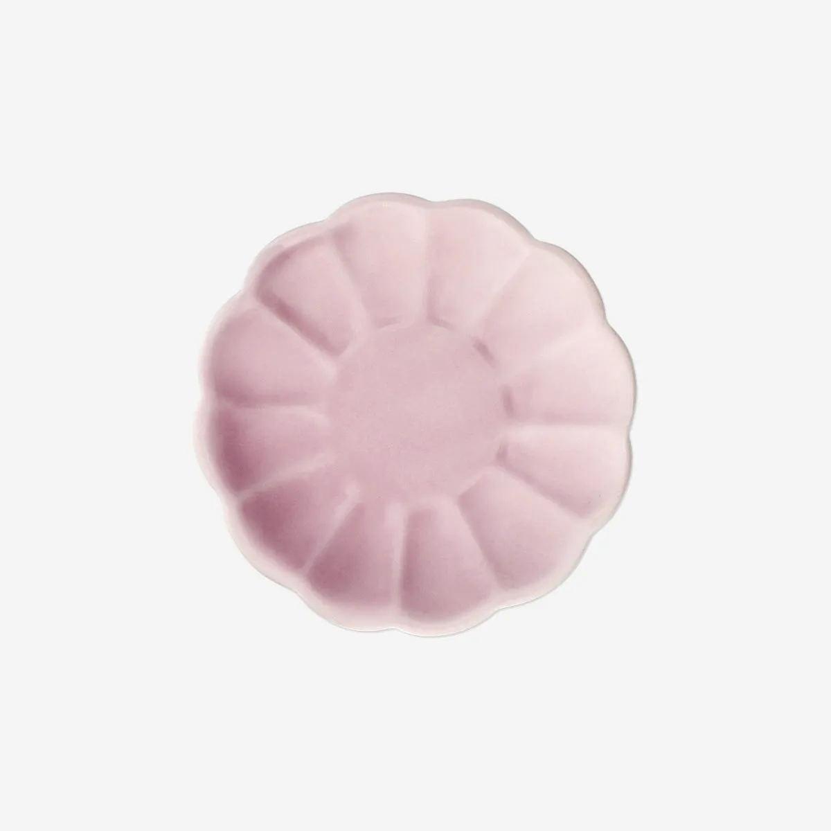 Pink flower shaped dish - 10 cm