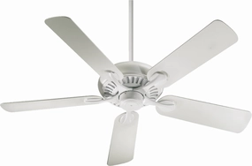 Pinnacle Patio 52"Patio Fan Studio White Exterior Fans FANS limited time offer