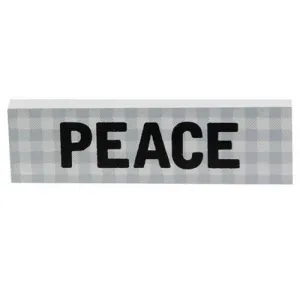 *Plaid Believe Mini Block 3 Asstd. Cheap Holiday Home Decor