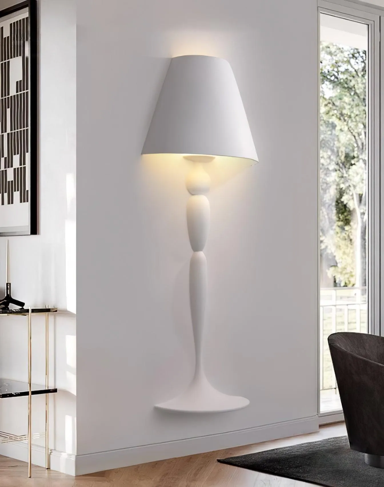 Plaster Picture Wall Lamp