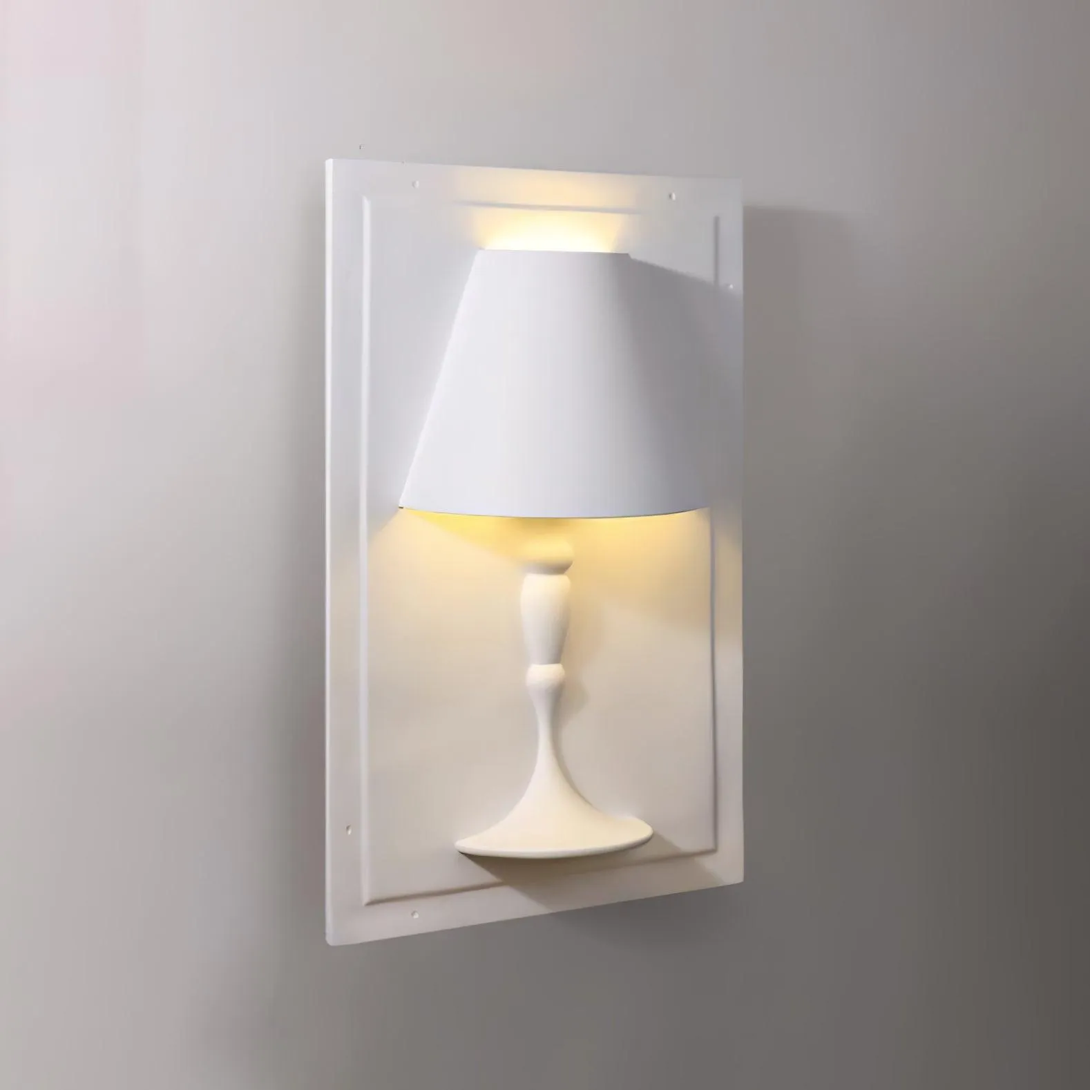 Plaster Picture Wall Lamp