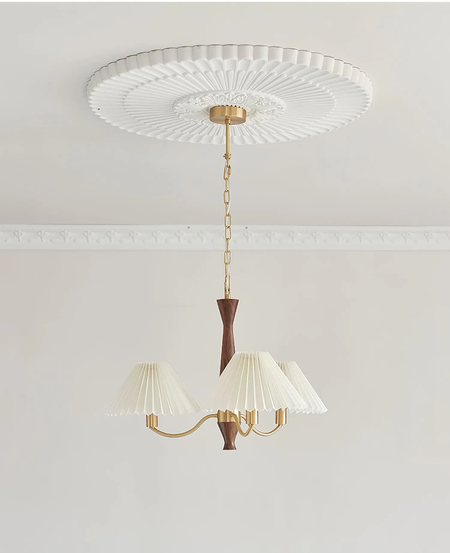 Pleated Chandelier