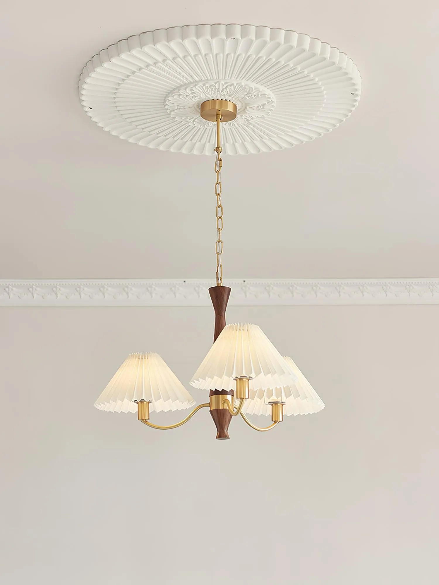 Pleated Chandelier