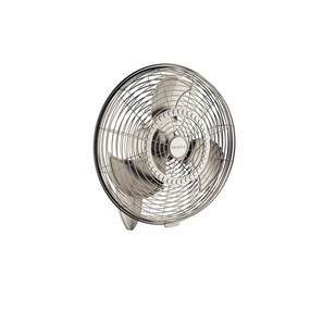 Pola 24"Wall Fan Brushed Nickel Wall Fans Cooling Combo
