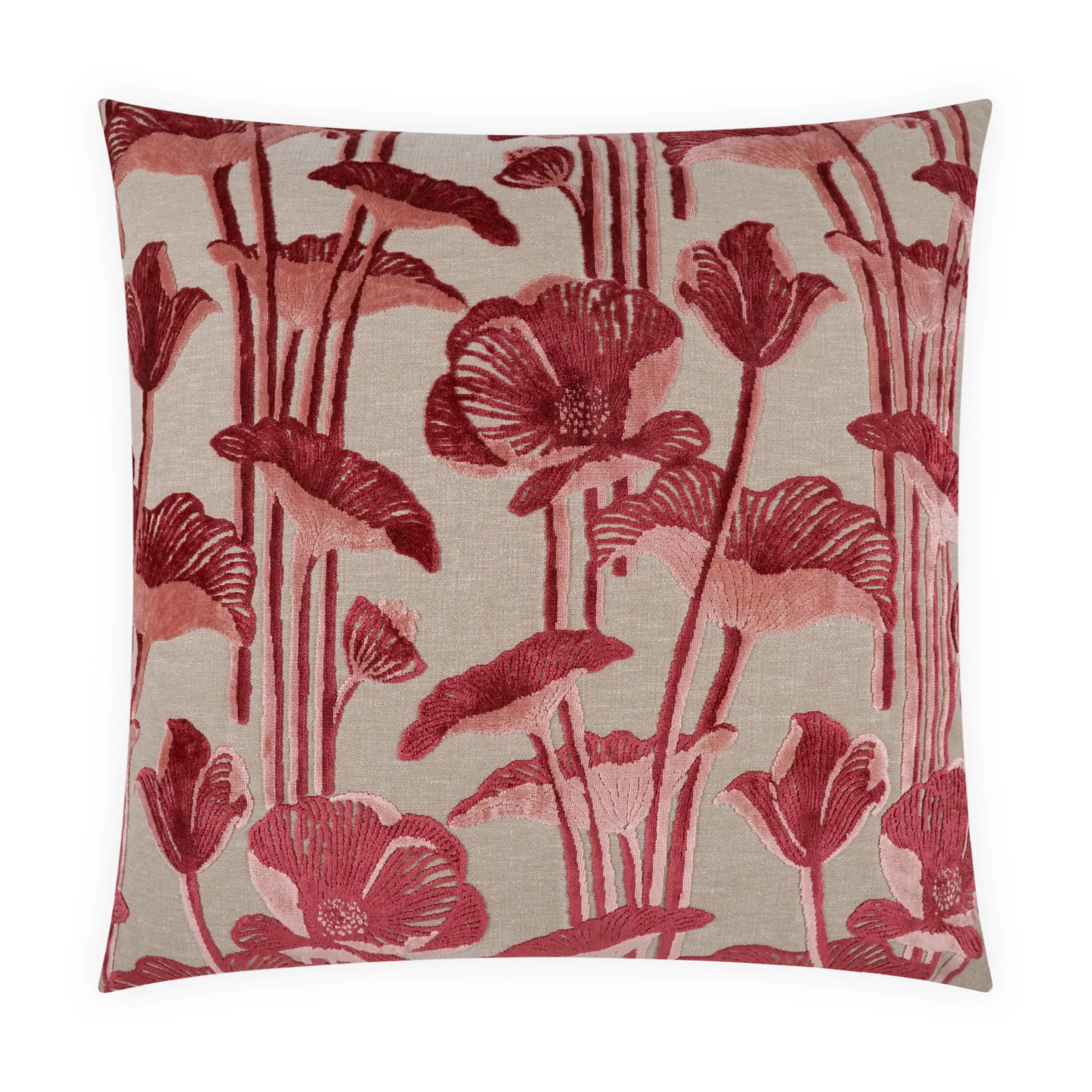 Poppy Pillow, Blossom Throw Pillows Cozy Upgrade