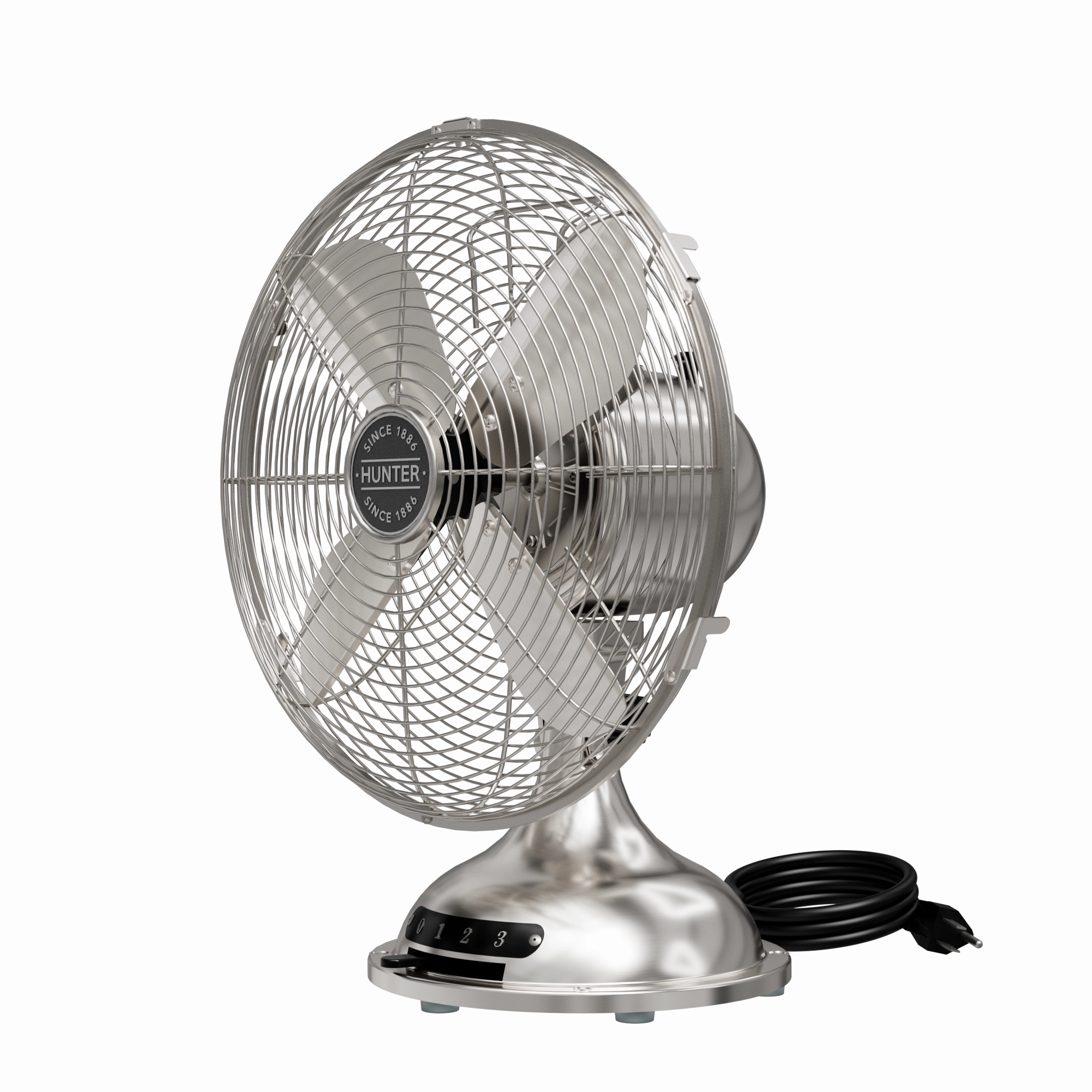 Portable Desk Fan Brushed Nickel Portable & Wall Fans offer