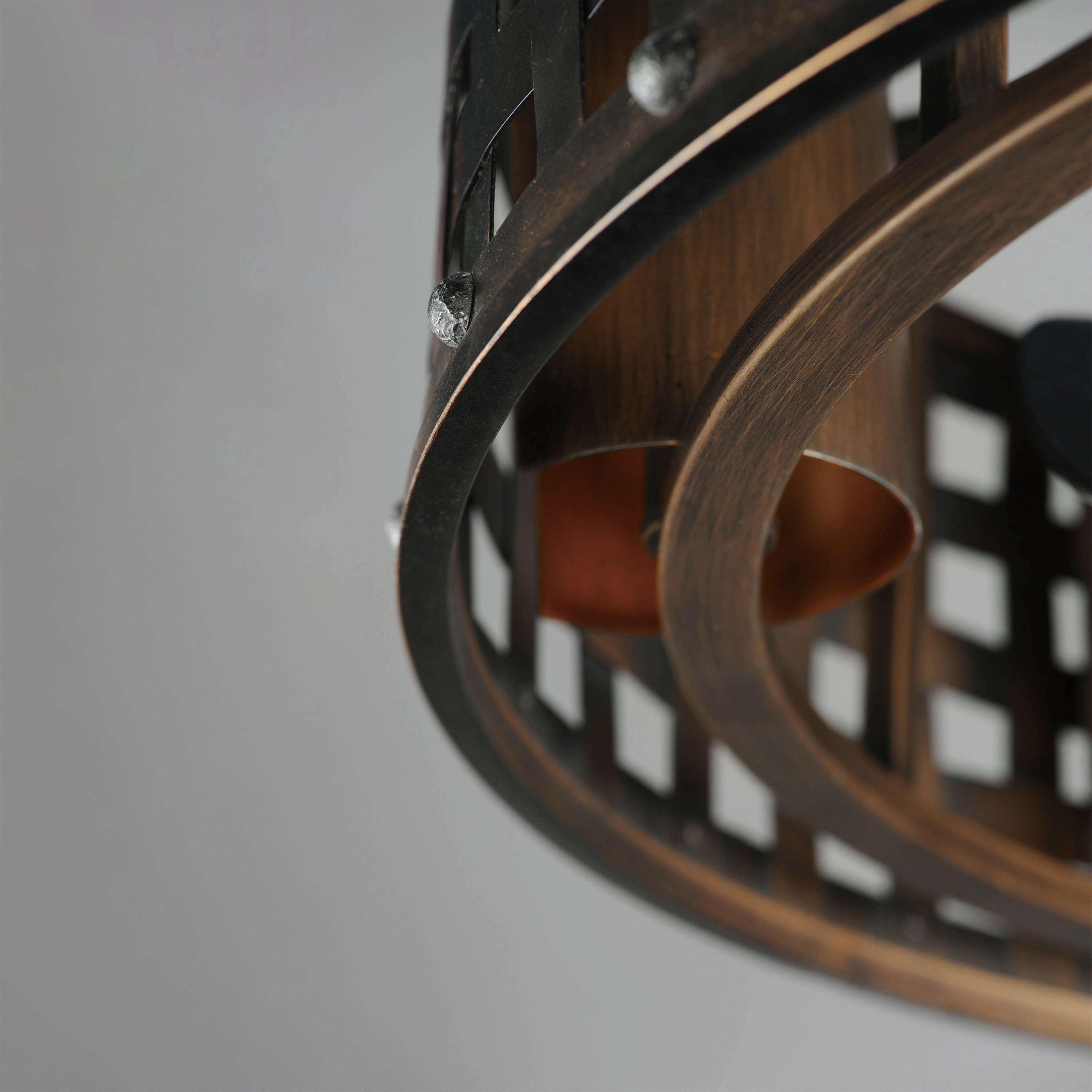 Portcullis LED Fandelight Bronze Gilt Fandeliers at discount prices