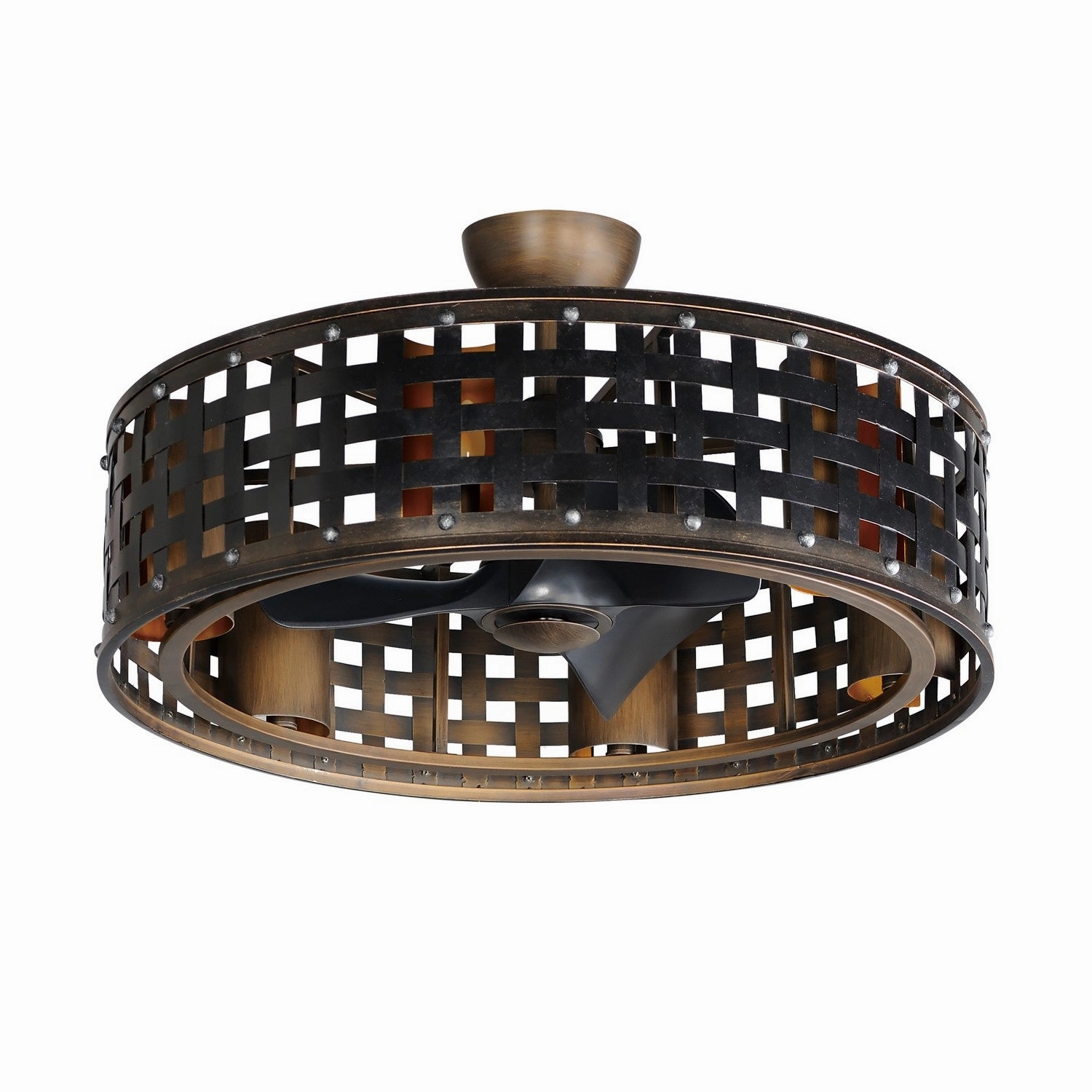 Portcullis LED Fandelight Bronze Gilt Fandeliers FANS on sale now