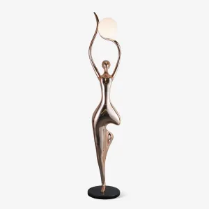 Pose Yoga Sculpture Floor Lamp Sale on Bedroom Lights