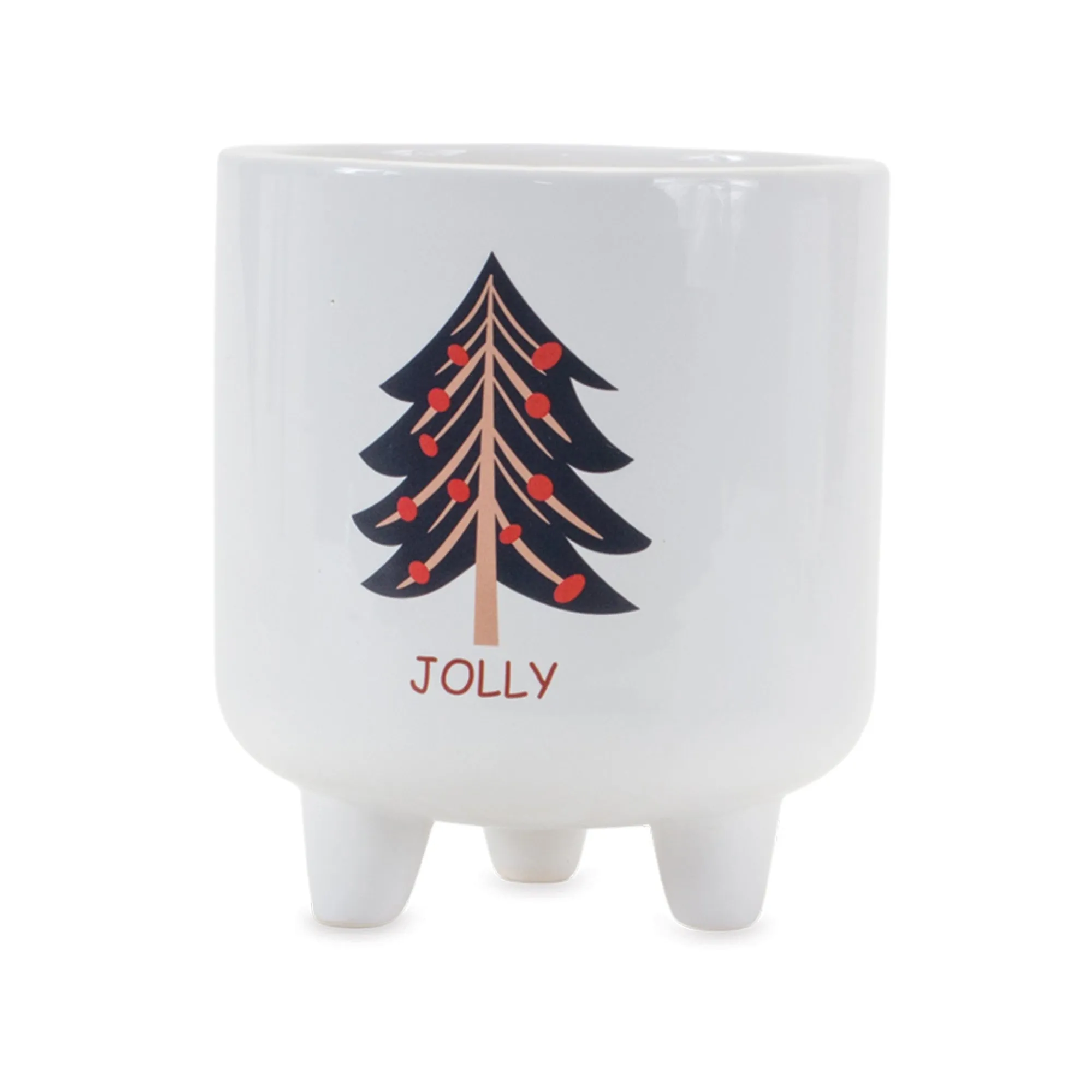 Pot (Set of 3) 5.5"D x 6.25"H Dolomite