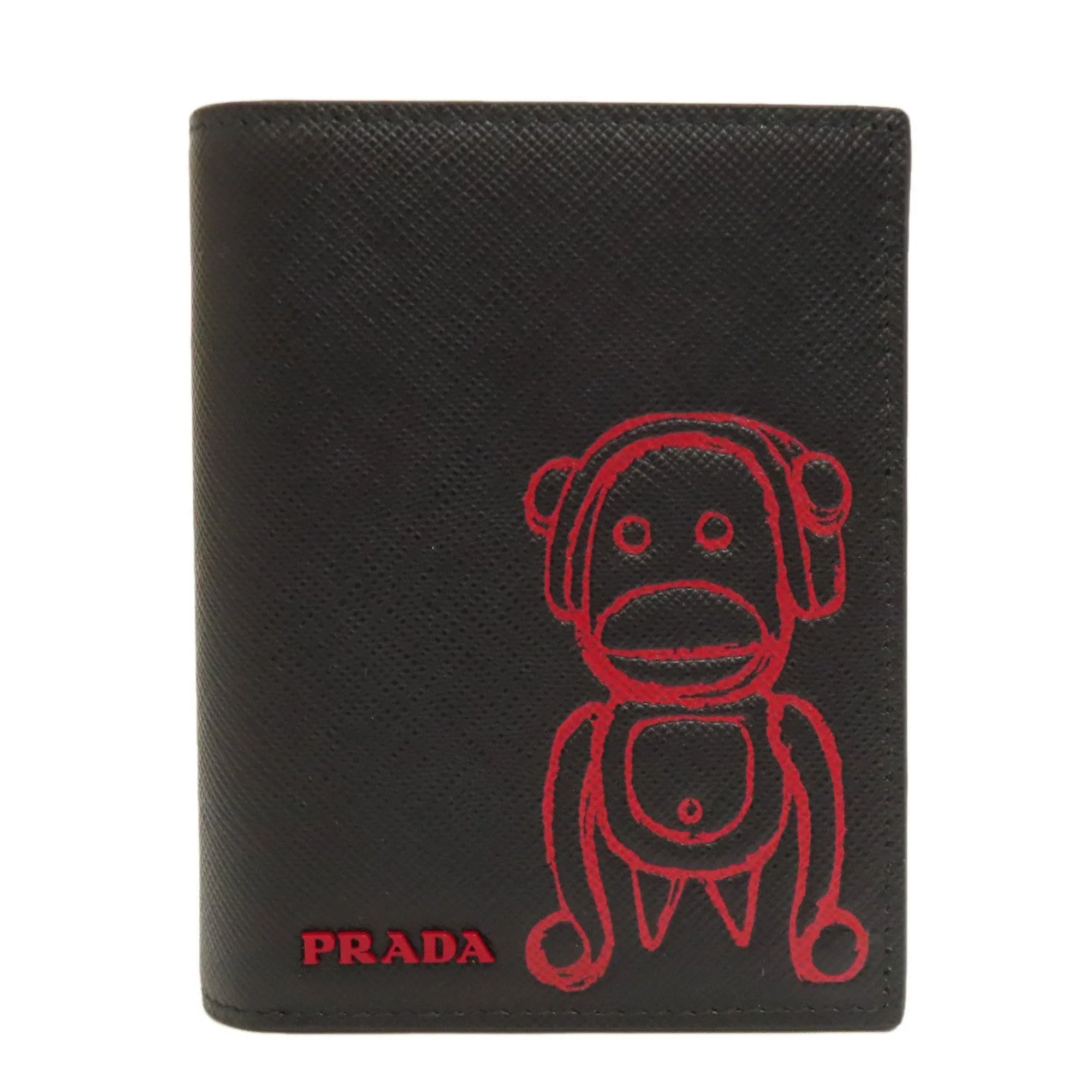 Prada  Color Leather Wallet (Bi-Fold) (Pre-Owned)