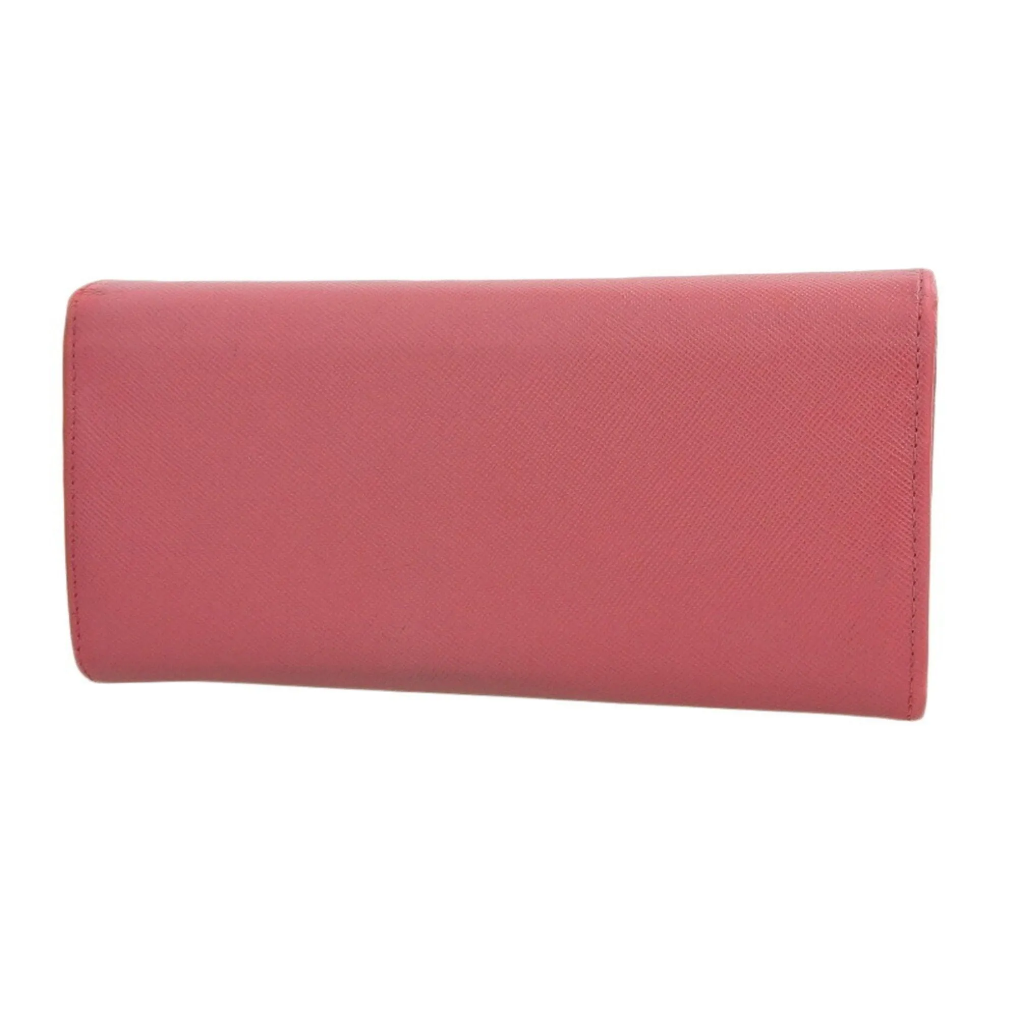Prada Leather Long Wallet (Bi-Fold) (Pre-Owned)