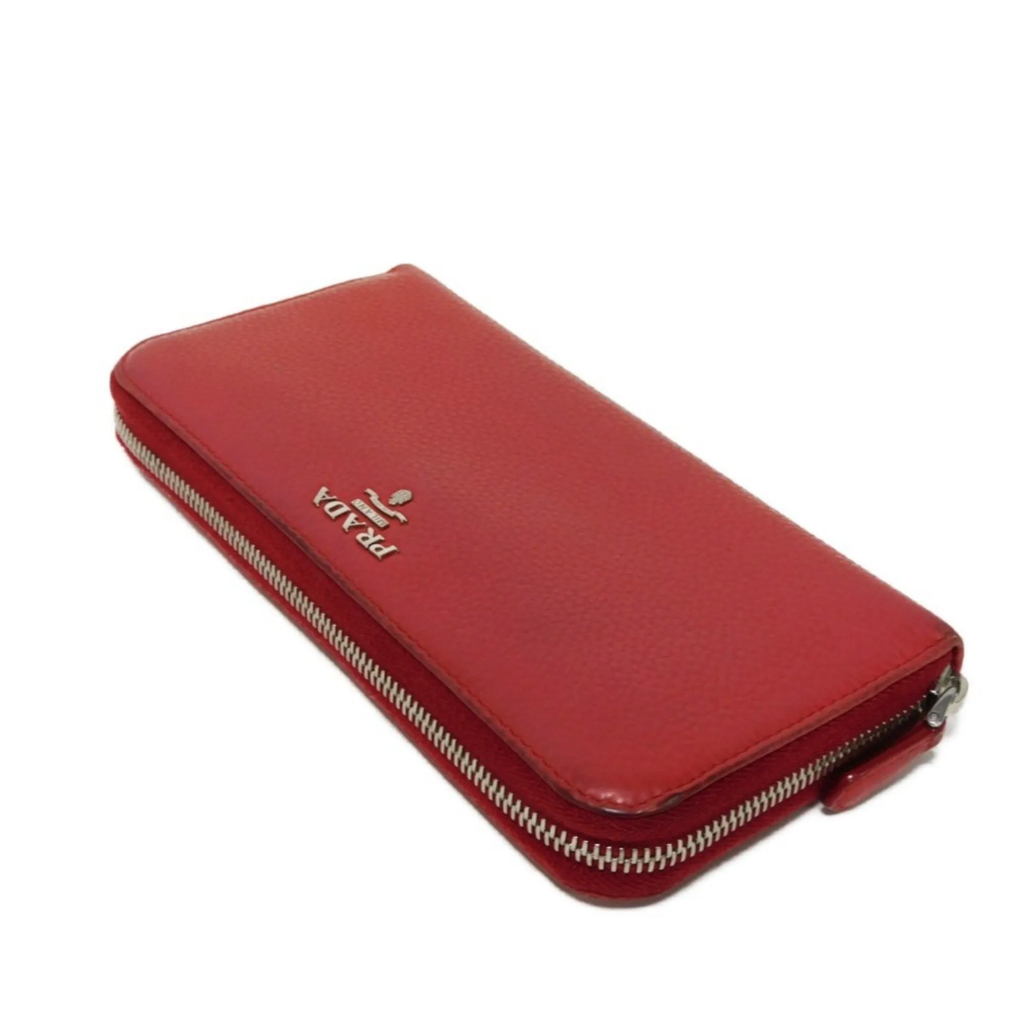Prada Leather Long Wallet (Bi-Fold) (Pre-Owned)