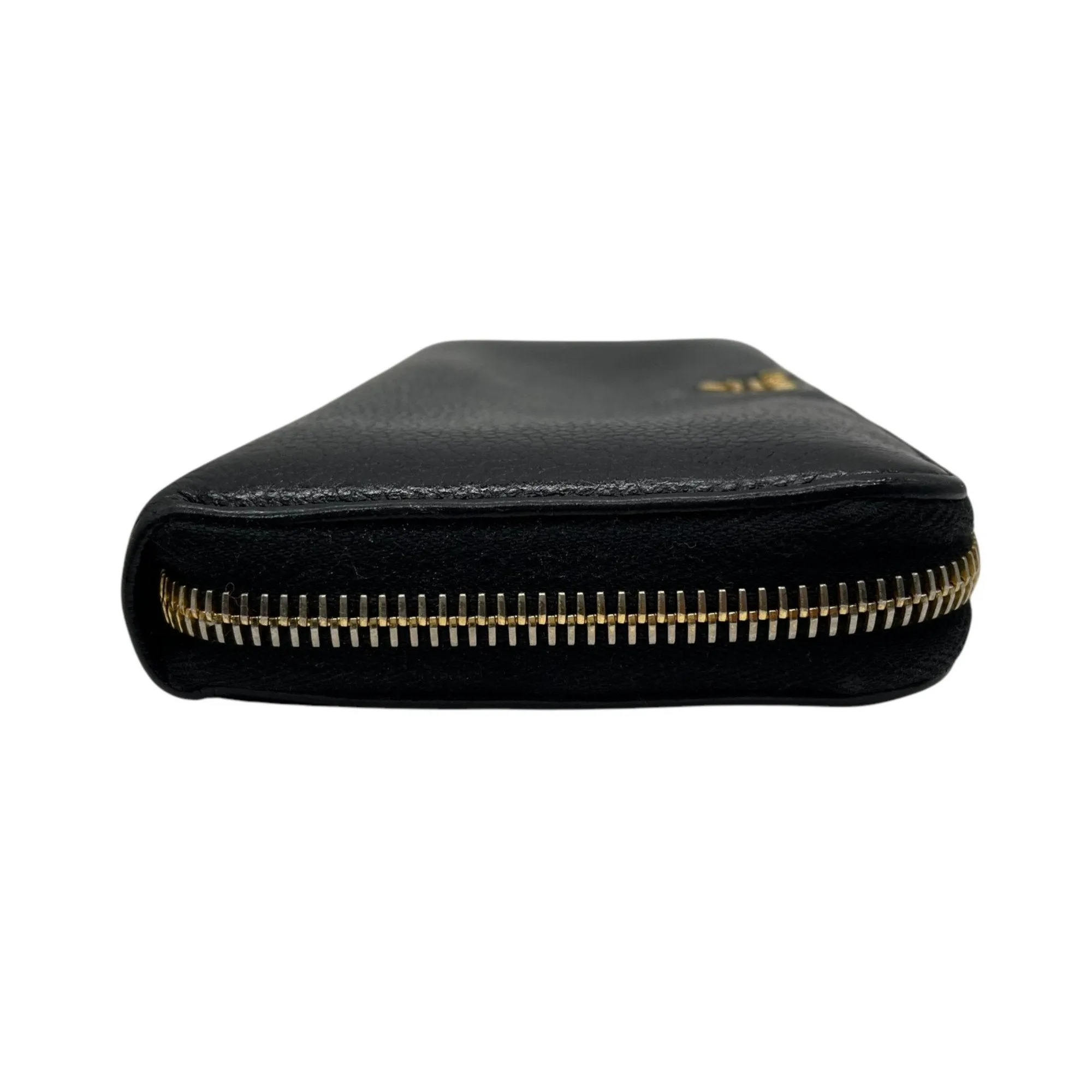 Prada Leather Long Wallet (Bi-Fold) (Pre-Owned)