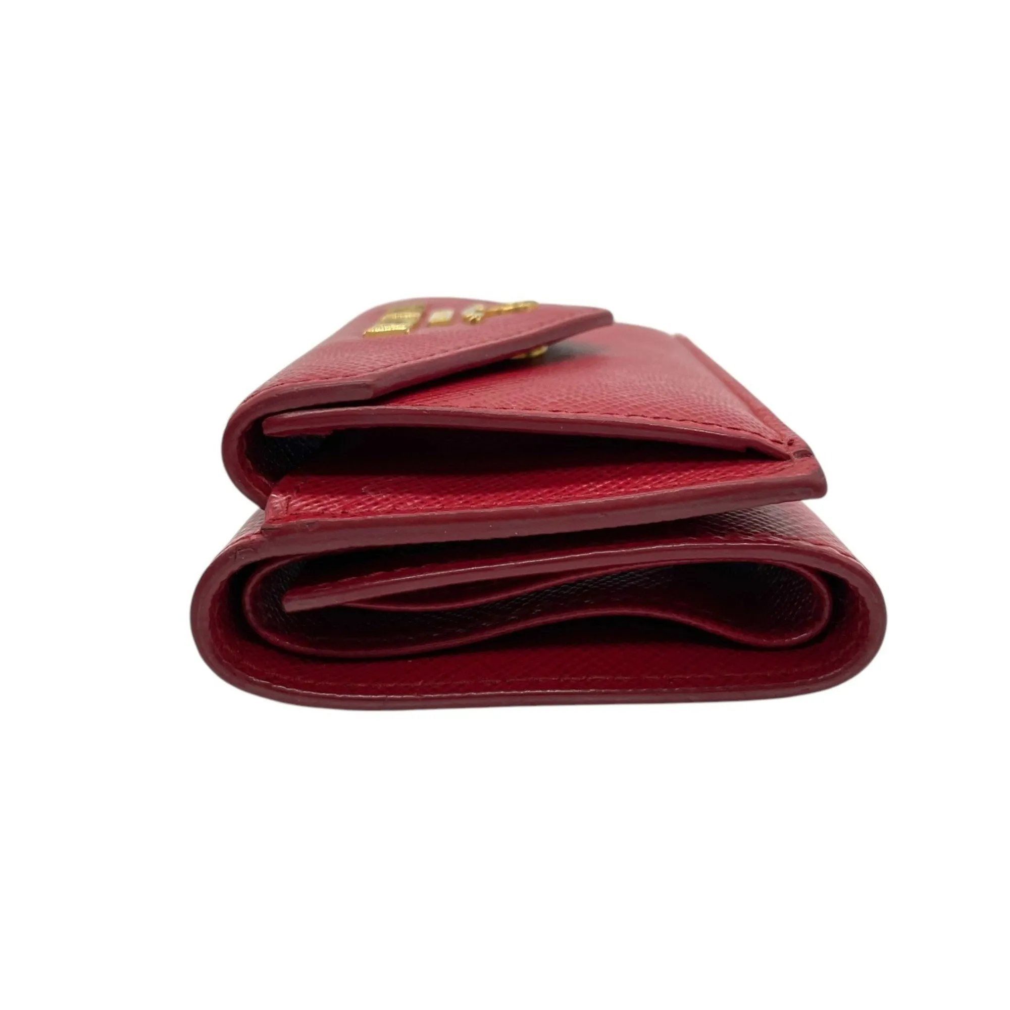 Prada Leather Wallet (Tri-Fold) (Pre-Owned)