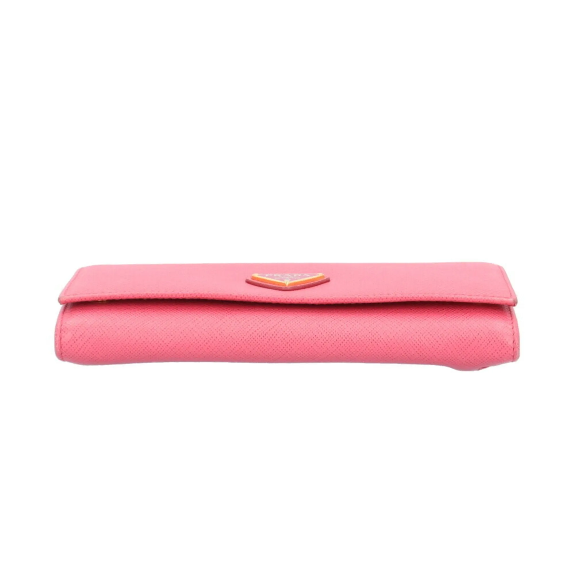 Prada Saffiano Leather Long Wallet (Bi-Fold) (Pre-Owned)