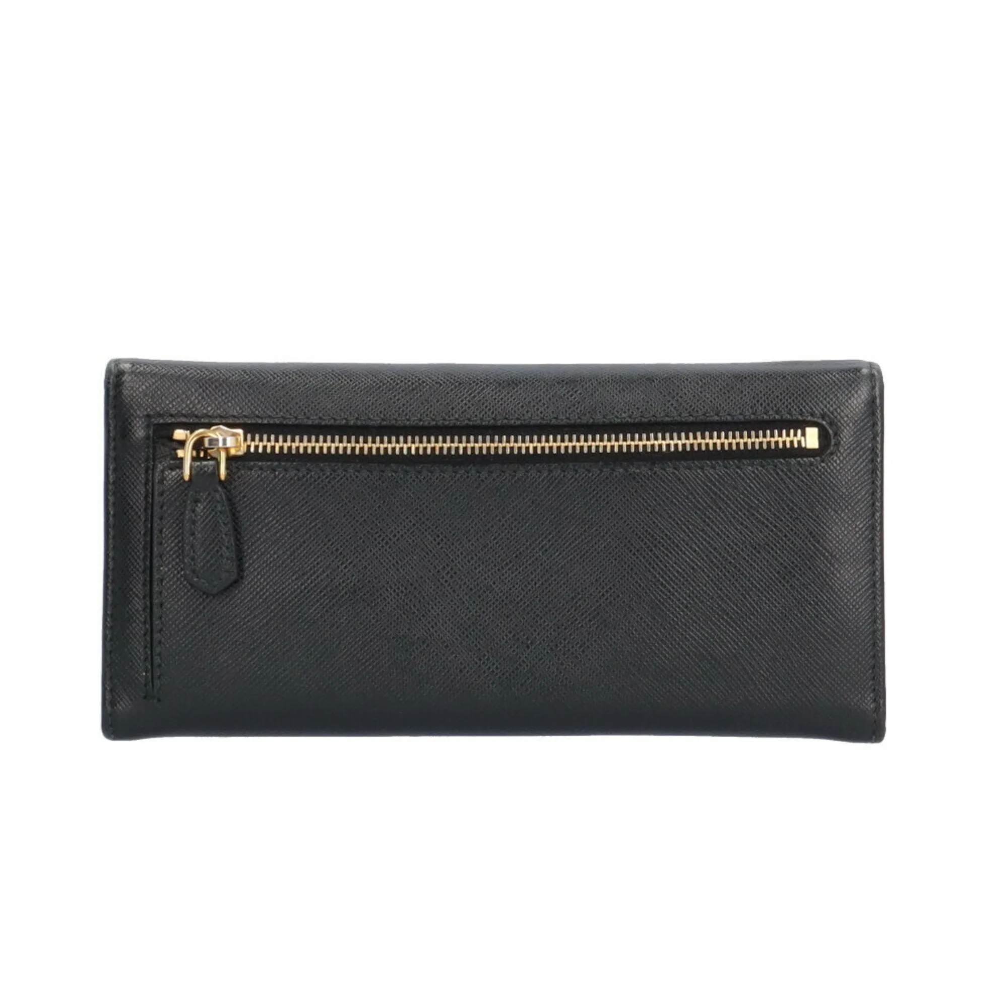 Prada Saffiano Leather Long Wallet (Bi-Fold) (Pre-Owned)