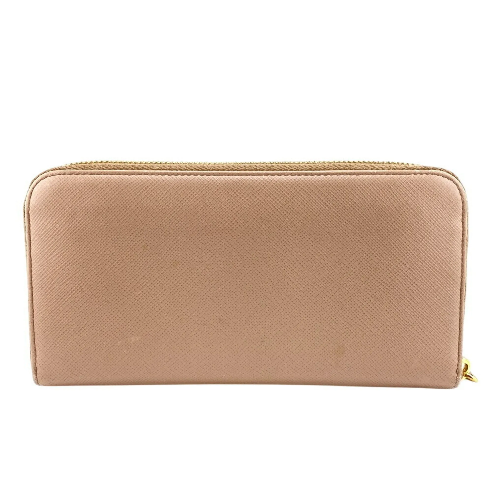 Prada Saffiano Leather Long Wallet (Bi-Fold) (Pre-Owned)
