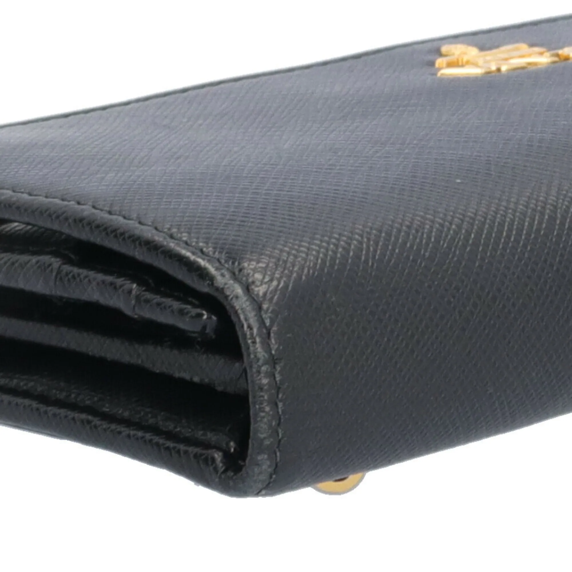 Prada Saffiano Leather Long Wallet (Bi-Fold) (Pre-Owned)