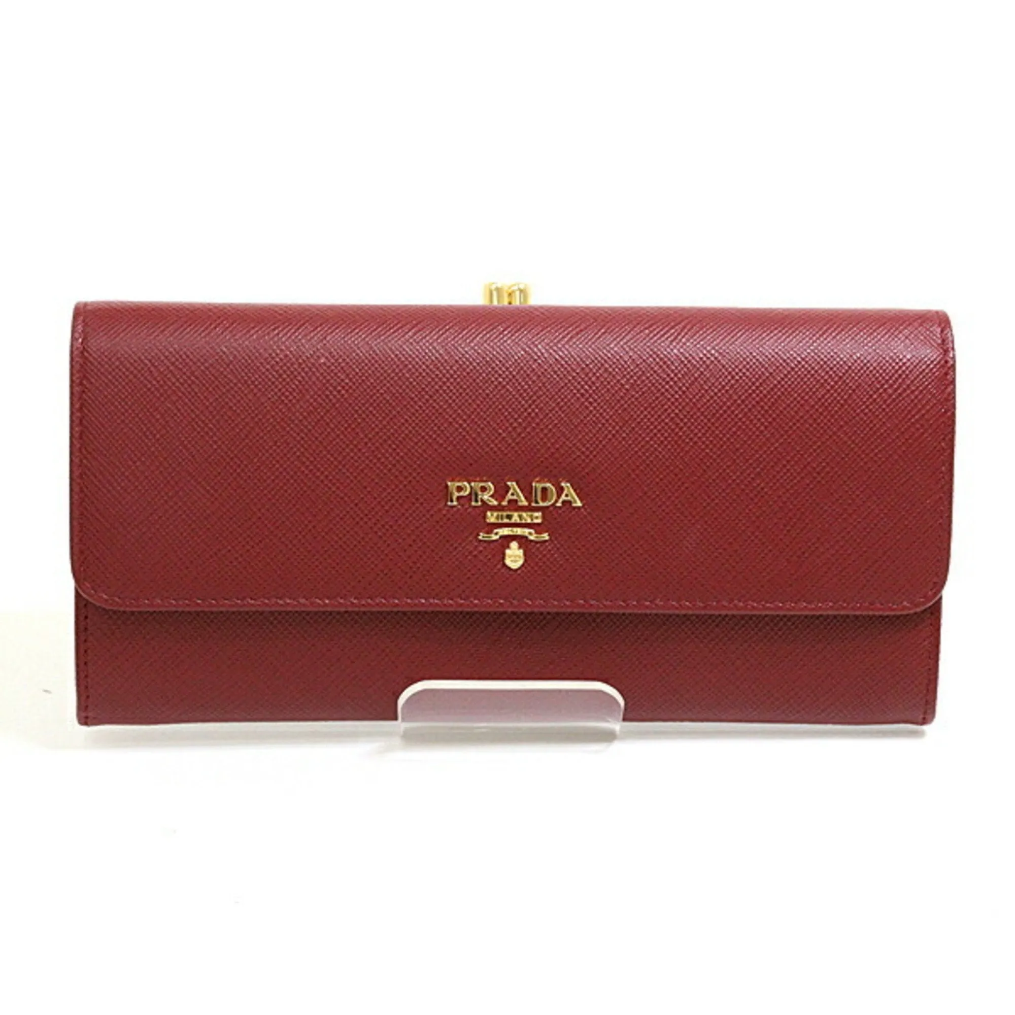 Prada Saffiano Long Wallet (Bi-Fold) (Pre-Owned)