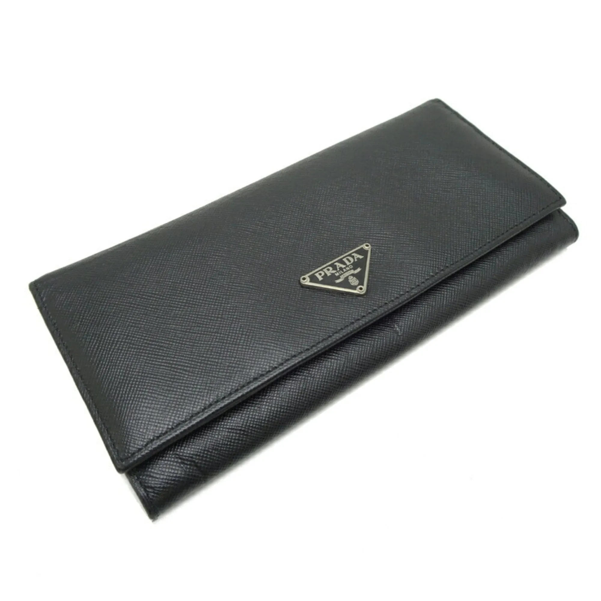 Prada Saffiano  Saffiano Long Wallet (Bi-Fold) (Pre-Owned)