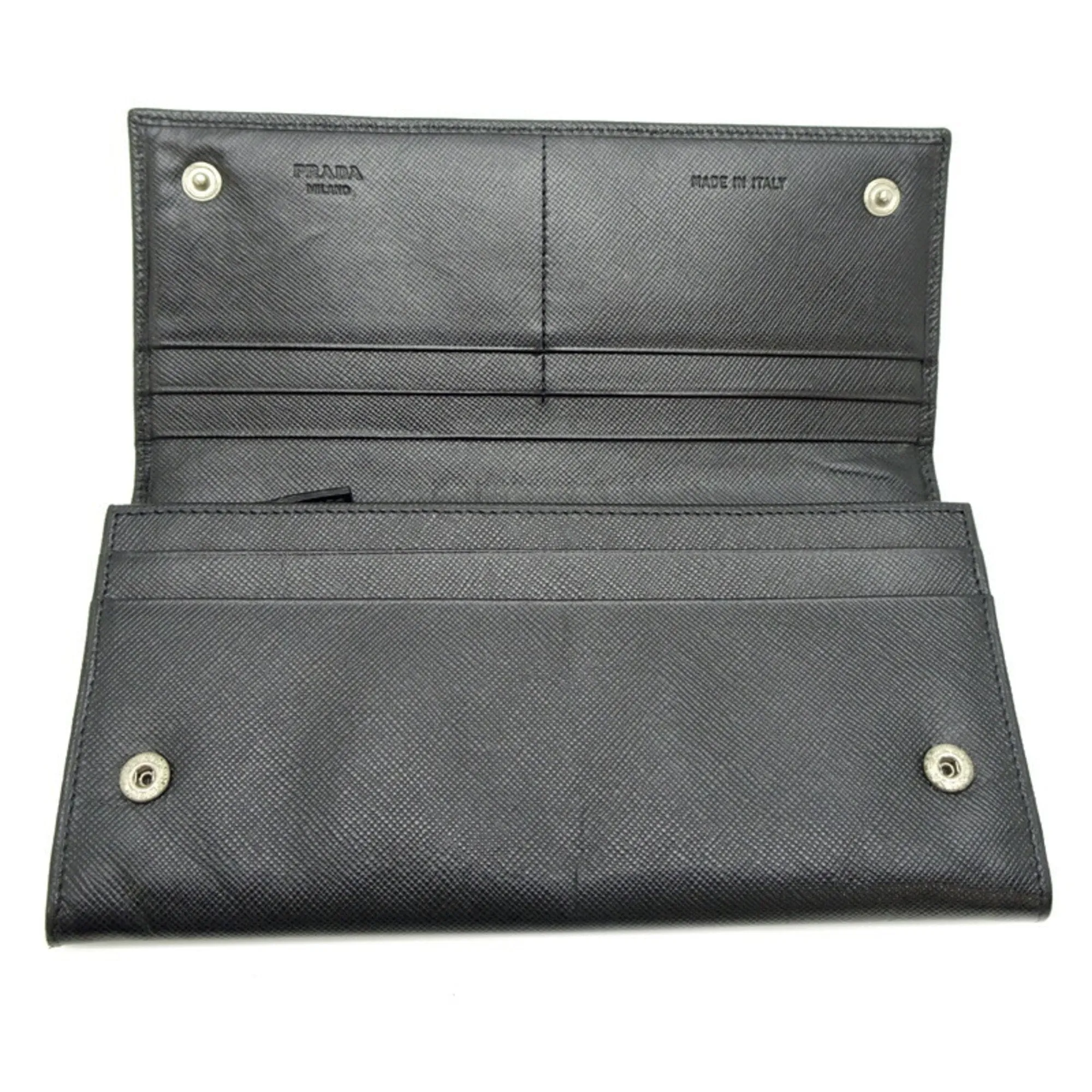 Prada Saffiano  Saffiano Long Wallet (Bi-Fold) (Pre-Owned)