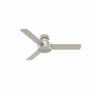Presto 44"Ceiling Fan Matte Nickel Huggers FANS outlet store